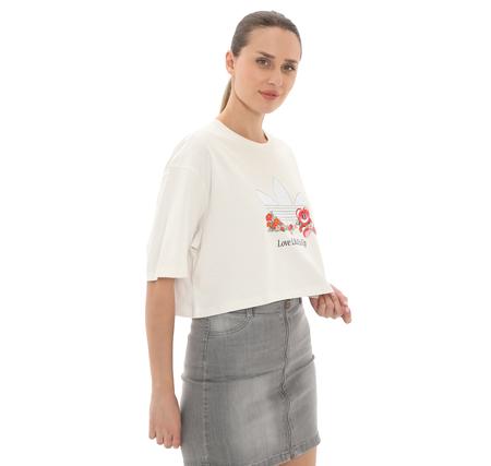 adidas Nelson T-Shirt Kadın T-Shirt Beyaz