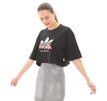 adidas Nelson T-Shirt Kadın T-Shirt Siyah