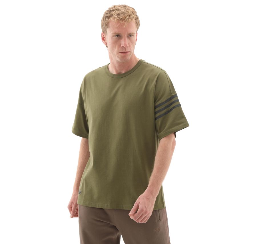 adidas Neu C Tee Erkek T-Shirt Yeşil adidas Neu C Tee Erkek T-Shirt Yeşil