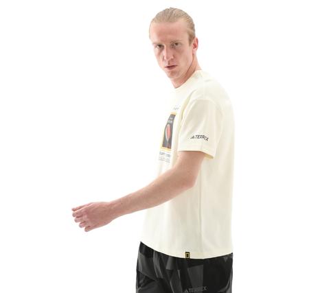 adidas Ng U Ar F Gfx T Erkek T-Shirt Beyaz