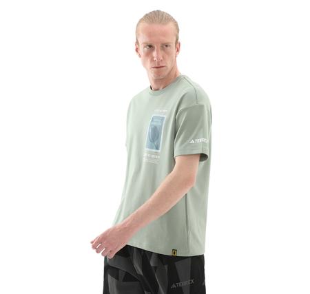 adidas Ng U Ar F Gfx T Erkek T-Shirt Yeşil