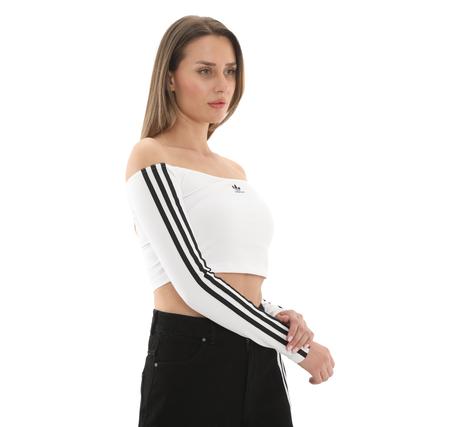 adidas Offshoulder Ls Kadın T-Shirt Beyaz