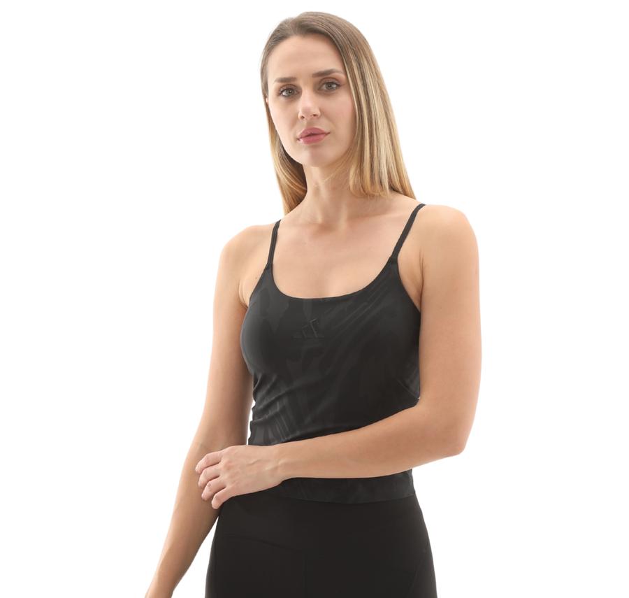 adidas Opt Aop Ls Tank Kadın T-Shirt Siyah adidas Opt Aop Ls Tank Kadın T-Shirt Siyah