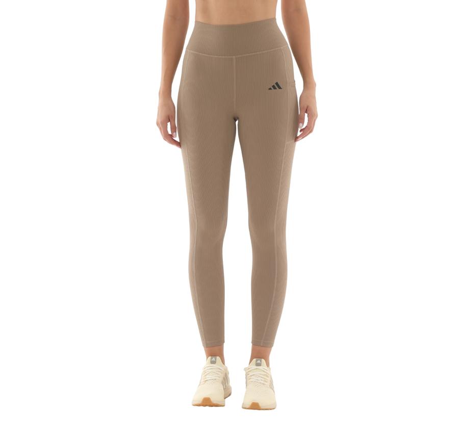 adidas Opt Rıb 7-8 L Kadın Tayt Pembe adidas Opt Rıb 7-8 L Kadın Tayt Pembe