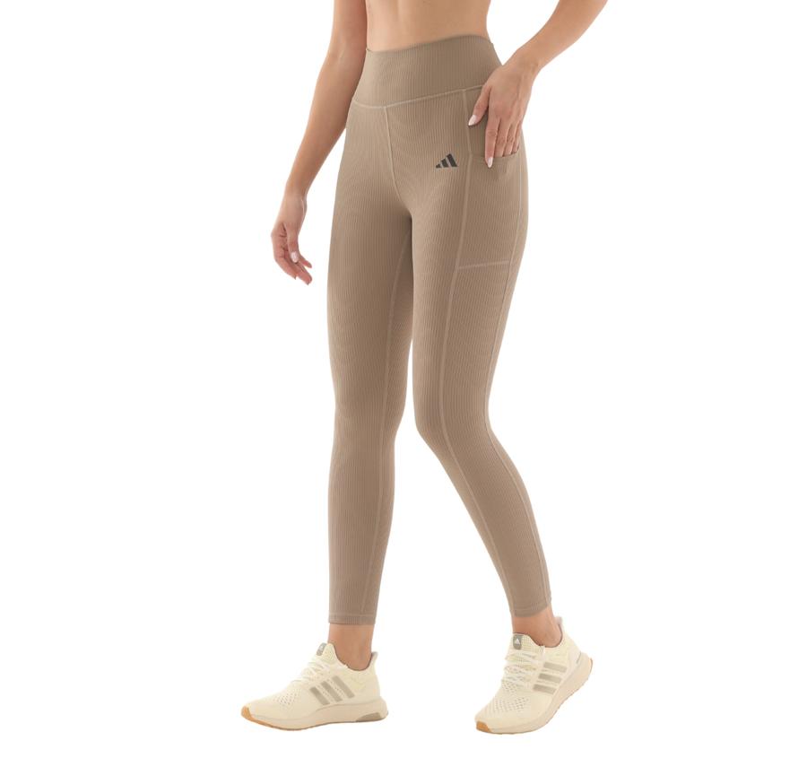 adidas Opt Rıb 7-8 L Kadın Tayt Pembe adidas Opt Rıb 7-8 L Kadın Tayt Pembe