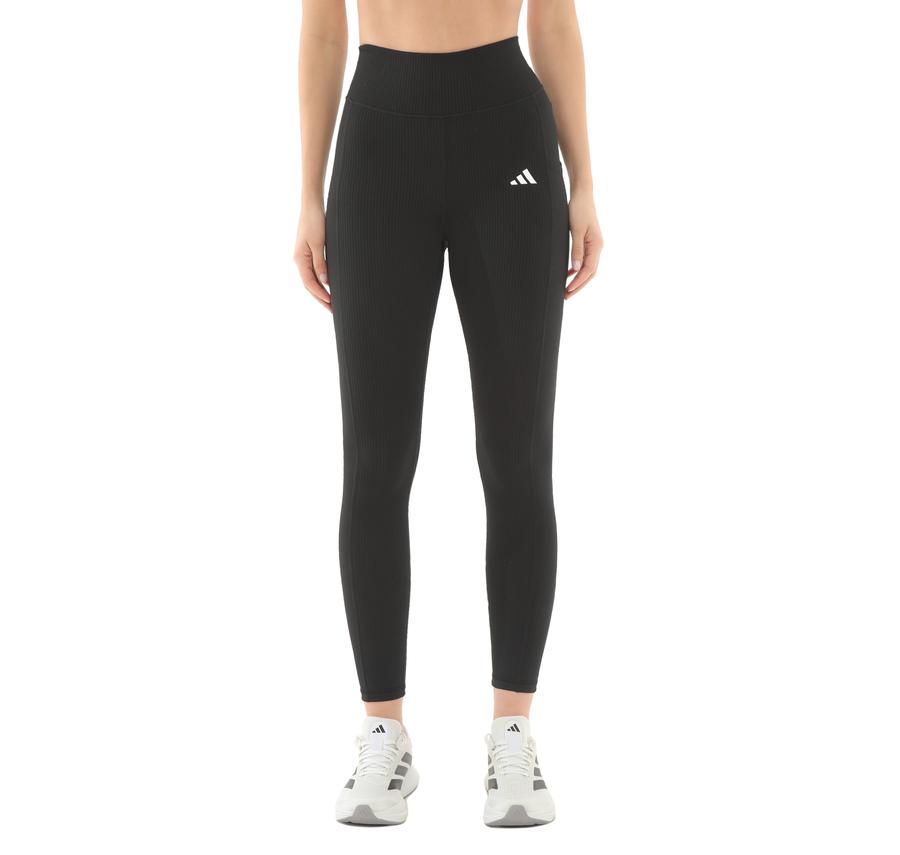 adidas Opt Rıb 7-8 L Kadın Tayt Siyah adidas Opt Rıb 7-8 L Kadın Tayt Siyah