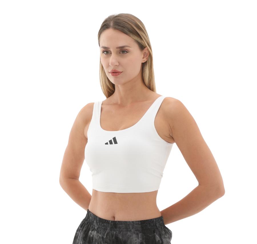 adidas Optıme Bra Tank Kadın Büstiyer Beyaz adidas Optıme Bra Tank Kadın Büstiyer Beyaz