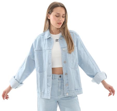 adidas P Ess Denım Jkt Kadın Ceket Mavi