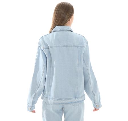 adidas P Ess Denım Jkt Kadın Ceket Mavi
