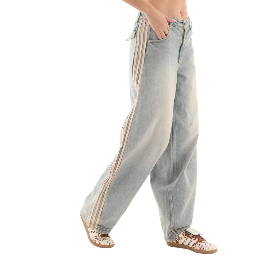 adidas P Ess Denım Pnt Kadın Pantolon Mavi adidas P Ess Denım Pnt Kadın Pantolon Mavi