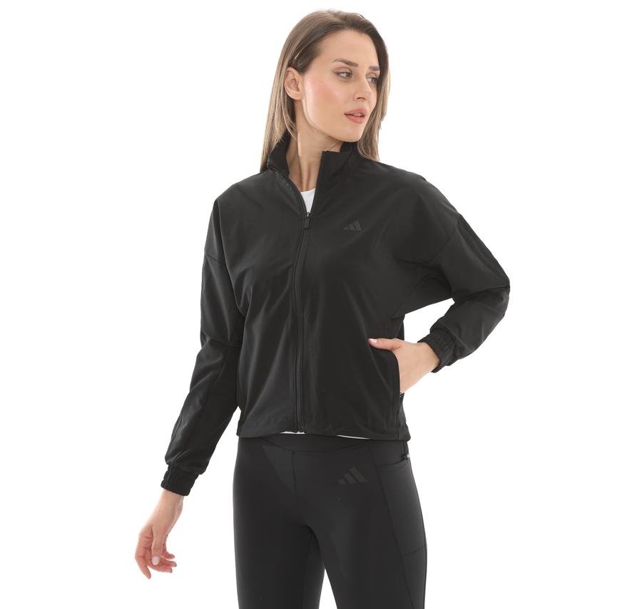 adidas Pacer W Jacket Kadın Ceket Siyah adidas Pacer W Jacket Kadın Ceket Siyah