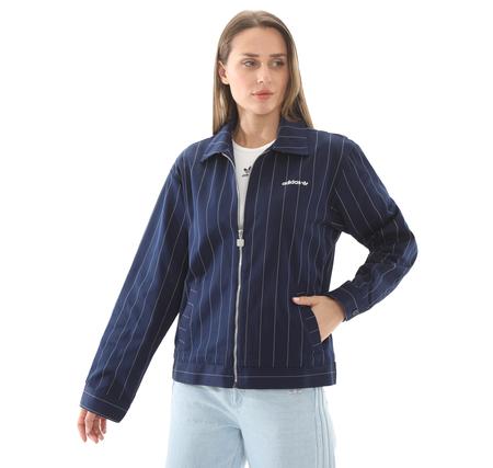adidas Pınstrıpe H Jkt Kadın Ceket Lacivert