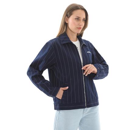 adidas Pınstrıpe H Jkt Kadın Ceket Lacivert