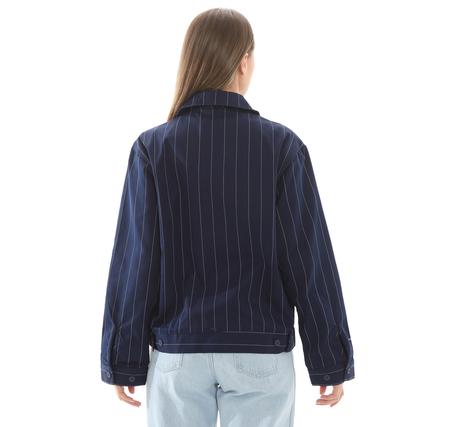adidas Pınstrıpe H Jkt Kadın Ceket Lacivert