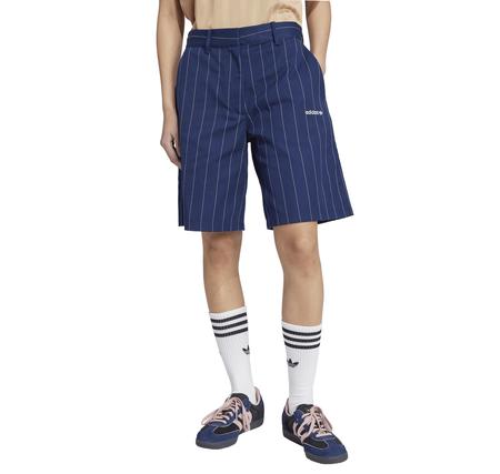 adidas Pınstrıpe Short Kadın Şort Ve Kapri Lacivert