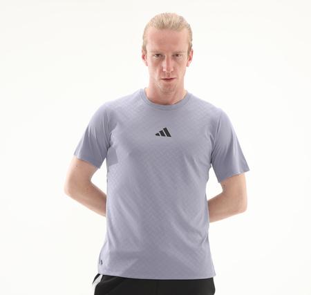 adidas Power 3S Tee Erkek T-Shirt Mor
