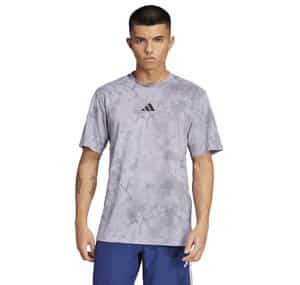 adidas Power Aop Tee Erkek T-Shirt Gri
