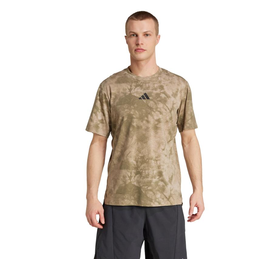 adidas Power Aop Tee Erkek T-Shirt Kahve adidas Power Aop Tee Erkek T-Shirt Kahve