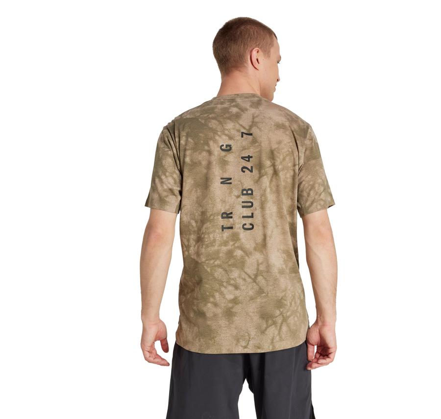 adidas Power Aop Tee Erkek T-Shirt Kahve adidas Power Aop Tee Erkek T-Shirt Kahve