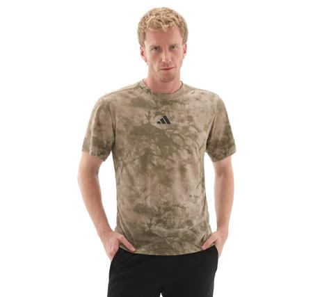 adidas Power Aop Tee Erkek T-Shirt Kahve adidas Power Aop Tee Erkek T-Shirt Kahve