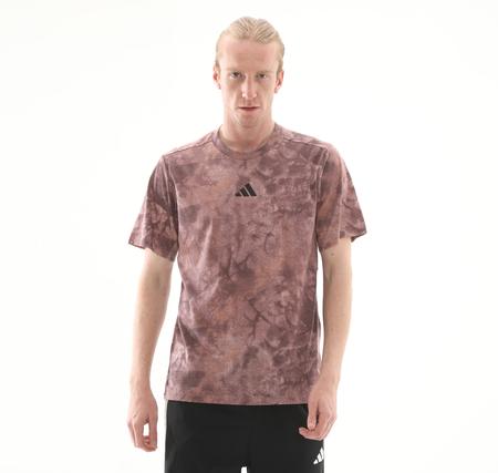 adidas Power Aop Tee Erkek T-Shirt Pembe