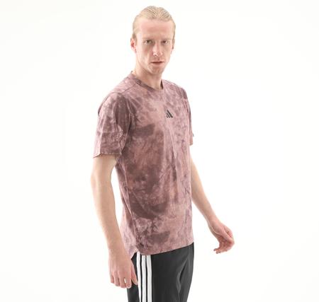 adidas Power Aop Tee Erkek T-Shirt Pembe