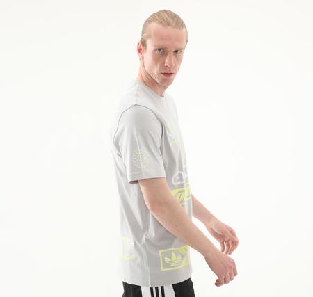 adidas Q12 Ts Sponsor Erkek T-Shirt Gri