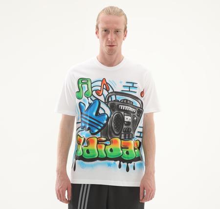 adidas Q12 Ts Street A Erkek T-Shirt Beyaz