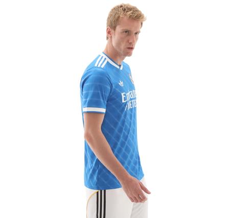 adidas Real Madrid 25-26 Üçüncü Forma Erkek Forma Mavi