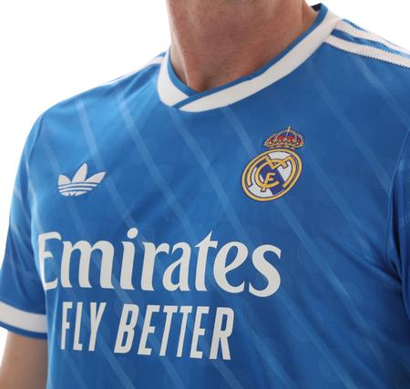 adidas Real Madrid 25-26 Üçüncü Forma Erkek Forma Mavi