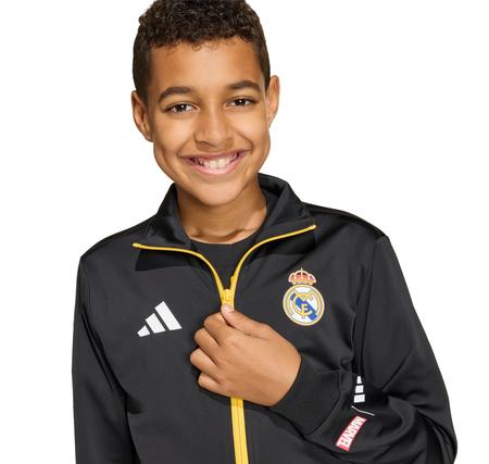 adidas Real Marvel Tty Çocuk Ceket Siyah adidas Real Marvel Tty Çocuk Ceket Siyah