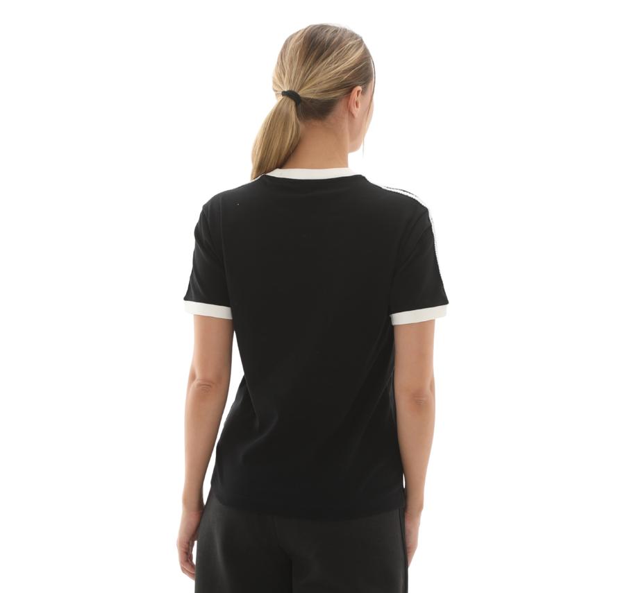 adidas Ruffle 3S Tee Kadın T-Shirt Siyah adidas Ruffle 3S Tee Kadın T-Shirt Siyah