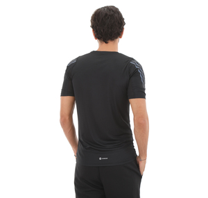 adidas Run Icon Tee Erkek T-Shirt Siyah
