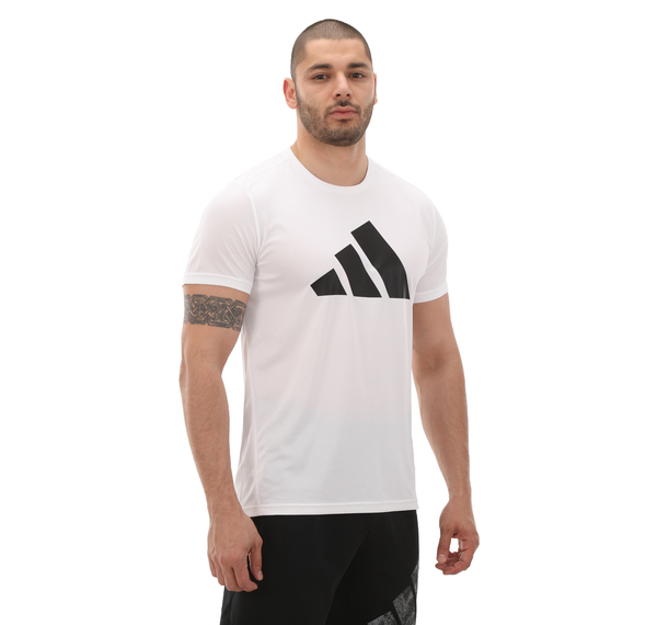 adidas Run It Tee Erkek T-Shirt Beyaz adidas Run It Tee Erkek T-Shirt Beyaz