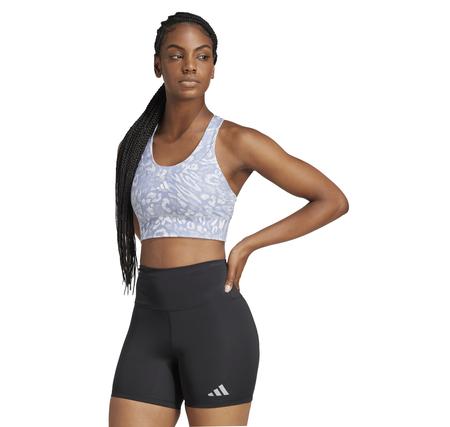 adidas Run Pkt Ms Aop Kadın Büstiyer Mor