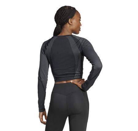 adidas Seamless Ls Kadın T-Shirt Siyah