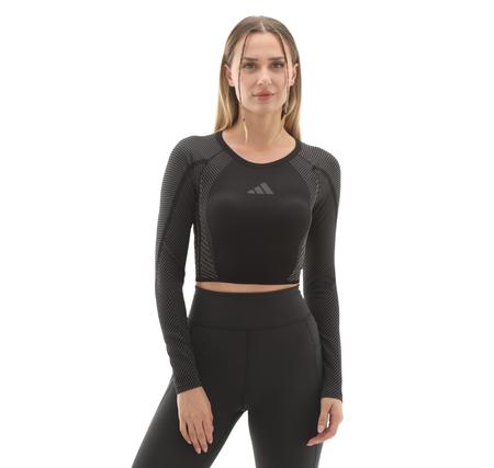 adidas Seamless Ls Kadın T-Shirt Siyah adidas Seamless Ls Kadın T-Shirt Siyah