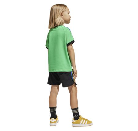adidas Short Tee Set Çocuk T-Shirt Yeşil