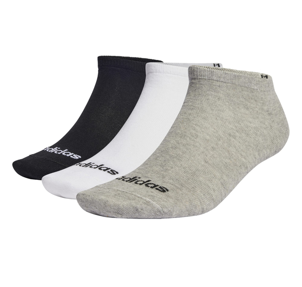 adidas T Lın Low 3P Çorap Gri adidas T Lın Low 3P Çorap Gri