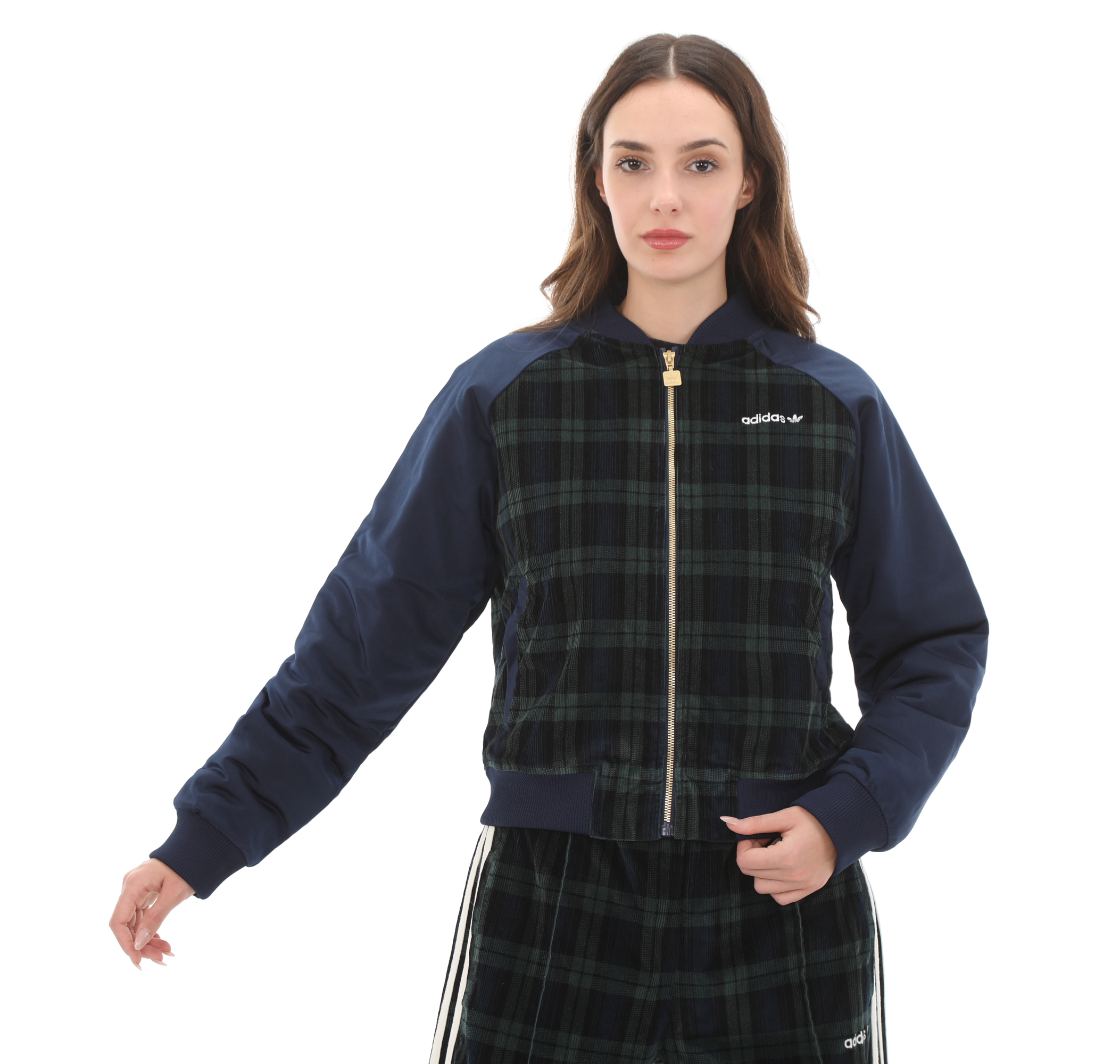 Женская куртка adidas Tartan