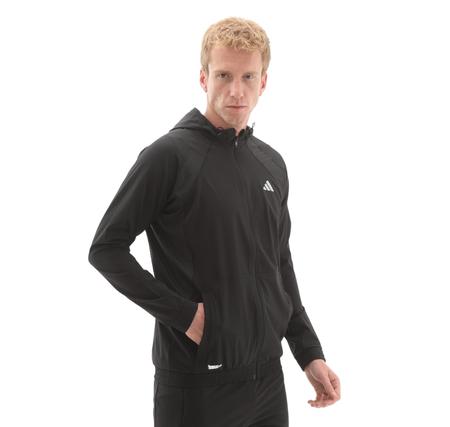 adidas Tech App S-Top Erkek Ceket Siyah
