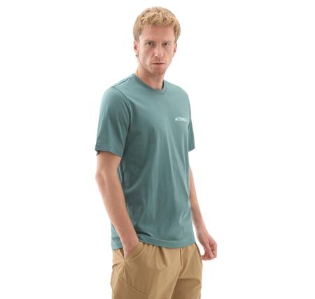 adidas Terrex Mountaın Tee Erkek T-Shirt Yeşil adidas Terrex Mountaın Tee Erkek T-Shirt Yeşil