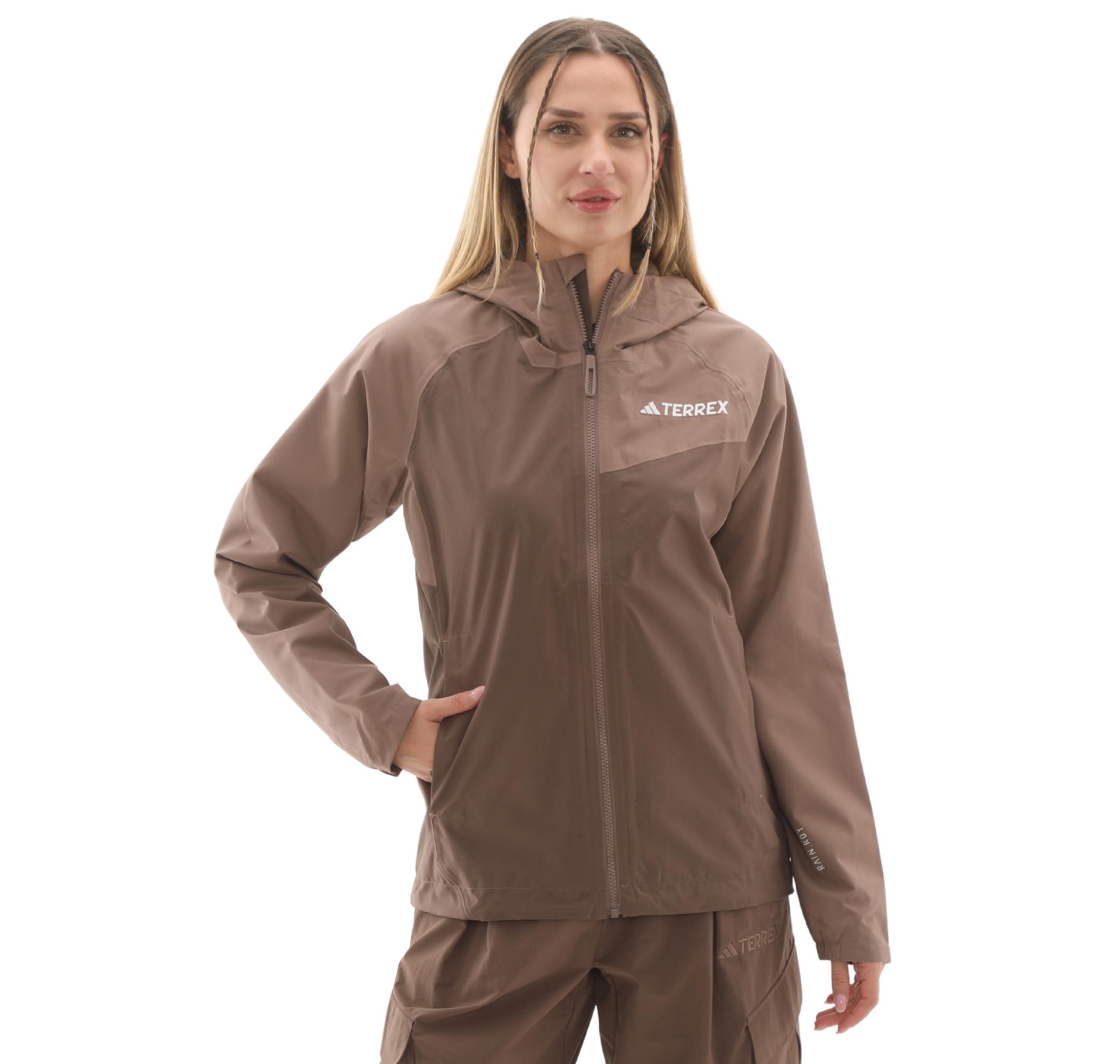 Женская ветровка adidas Terrex Multi 2L Rain Yağmurluk-Rüzgarlik Haki