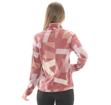 adidas Terrex Multi Printed Full-Zip Fleece Kadın Ceket Pembe