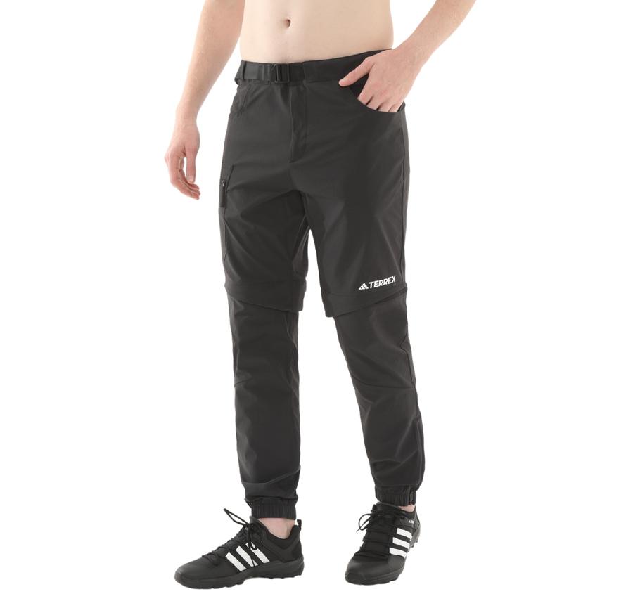 adidas Terrex Utilitas Hiking Zip-Off Erkek Pantolon Siyah adidas Terrex Utilitas Hiking Zip-Off Erkek Pantolon Siyah