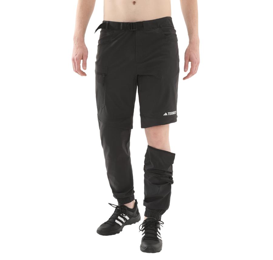 adidas Terrex Utilitas Hiking Zip-Off Erkek Pantolon Siyah adidas Terrex Utilitas Hiking Zip-Off Erkek Pantolon Siyah