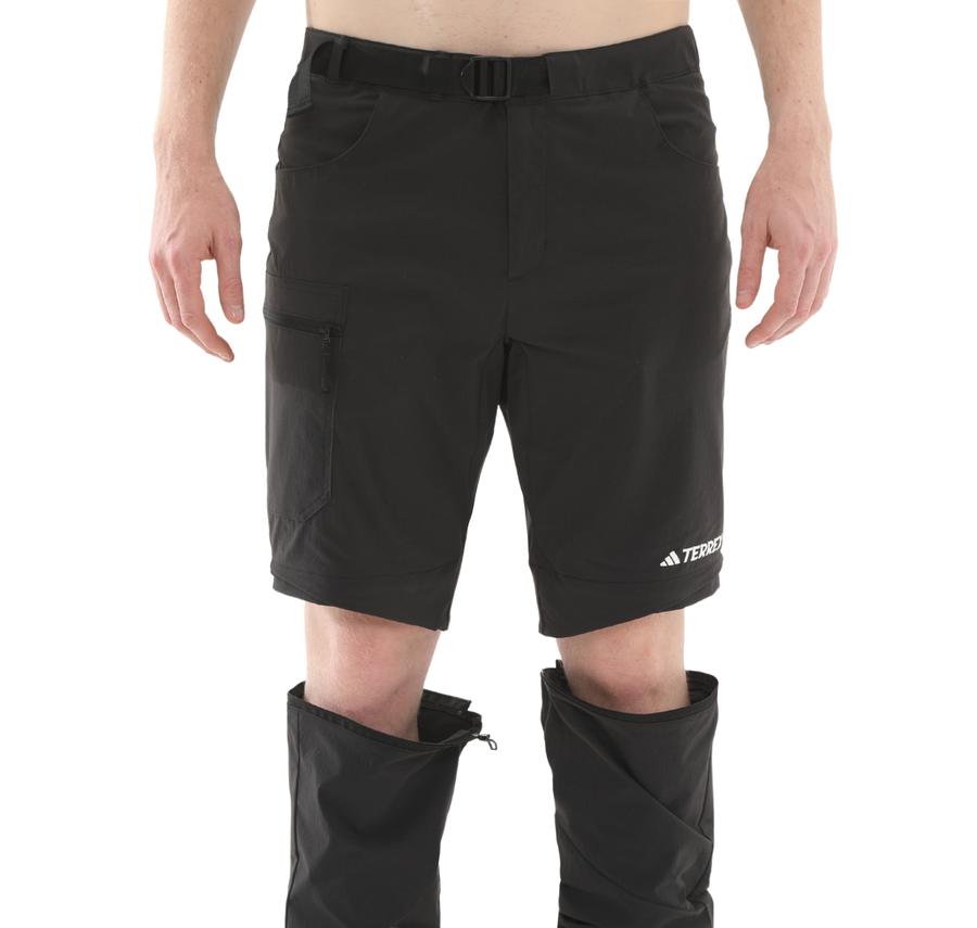 adidas Terrex Utilitas Hiking Zip-Off Erkek Pantolon Siyah adidas Terrex Utilitas Hiking Zip-Off Erkek Pantolon Siyah