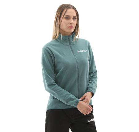 adidas Terrex W Mt Ess Fz Fl Kadın Ceket Turkuaz