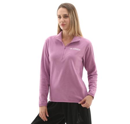 adidas Terrex W Mt Ess Hz Fl Kadın Sweatshirt Pembe