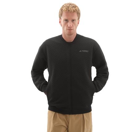 adidas Terrex Xpl Sweat Jkt Erkek Ceket Siyah adidas Terrex Xpl Sweat Jkt Erkek Ceket Siyah